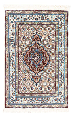 Alfombra persa - Clásica - Real - 90 x 60 cm - rojo oscuro