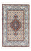 Alfombra persa - Clásica - Real - 90 x 60 cm - rojo oscuro