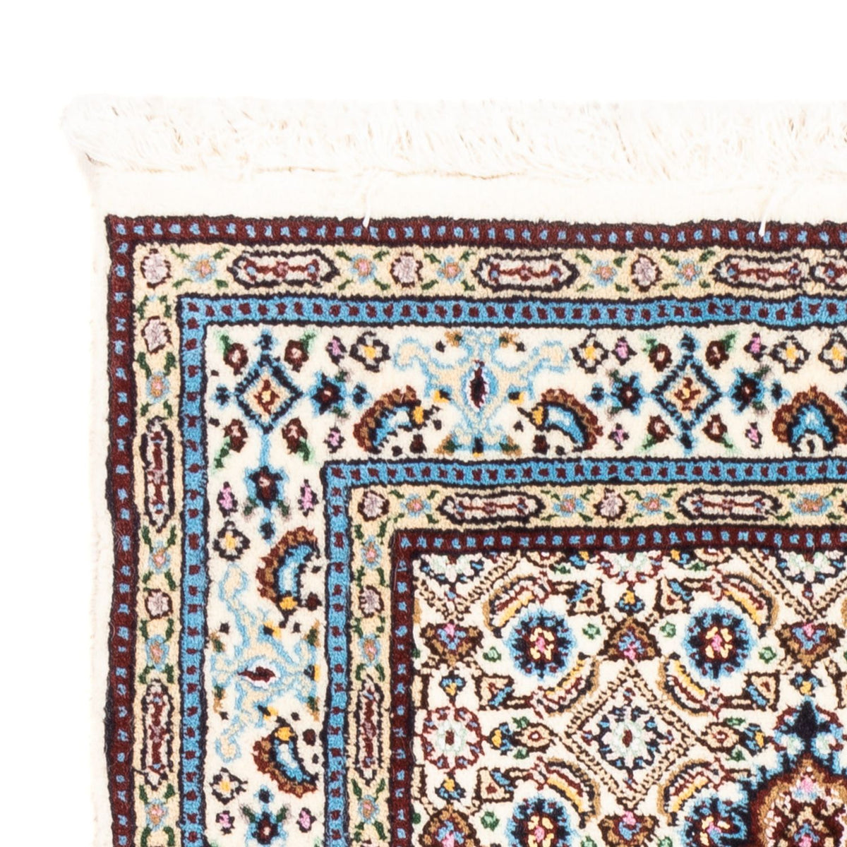 Alfombra persa - Clásica - Real - 90 x 60 cm - rojo oscuro