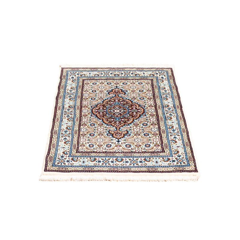 Alfombra persa - Clásica - Real - 90 x 60 cm - rojo oscuro