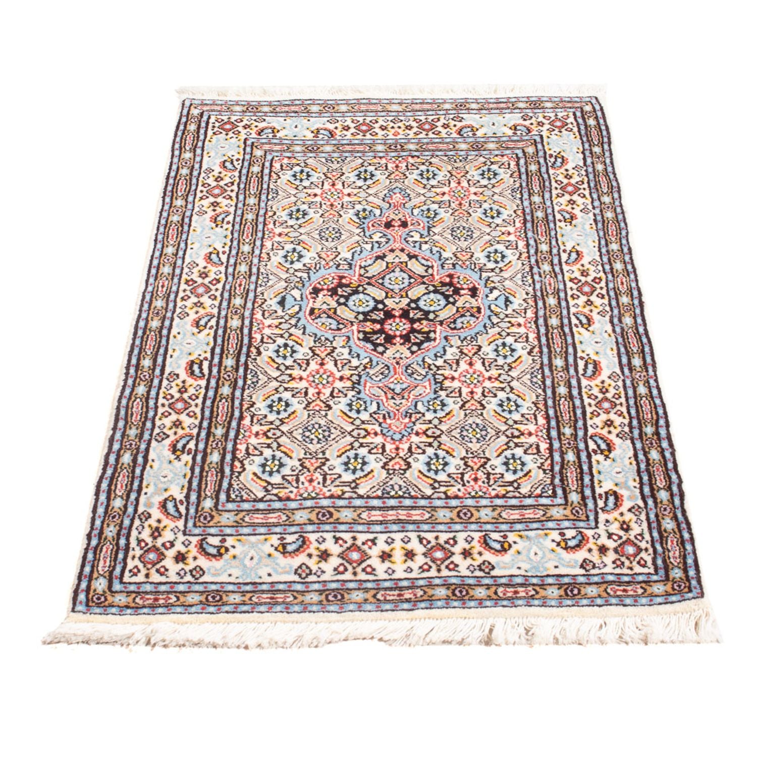 Alfombra persa - Clásica - Real - 90 x 60 cm - multicolor