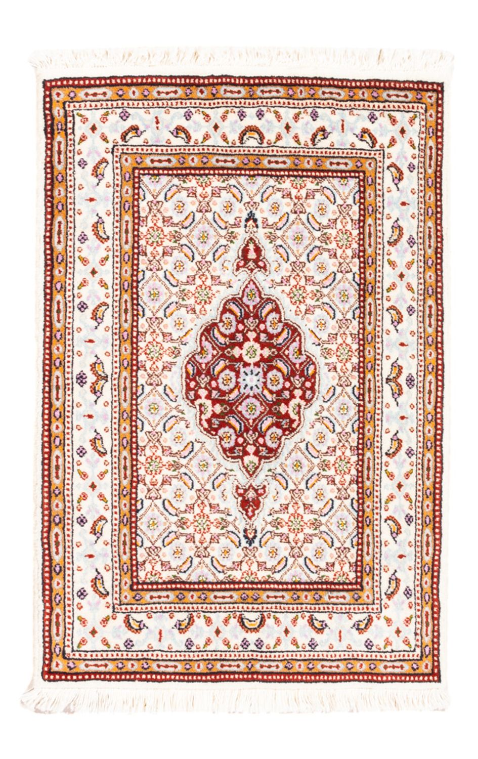 Alfombra persa - Clásica - Real - 90 x 60 cm - rojo