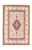 Alfombra persa - Clásica - Real - 90 x 60 cm - rojo