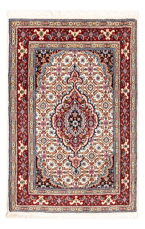 Alfombra persa - Clásica - Real - 90 x 60 cm - rojo