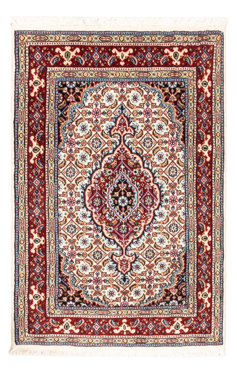Alfombra persa - Clásica - Real - 90 x 60 cm - rojo