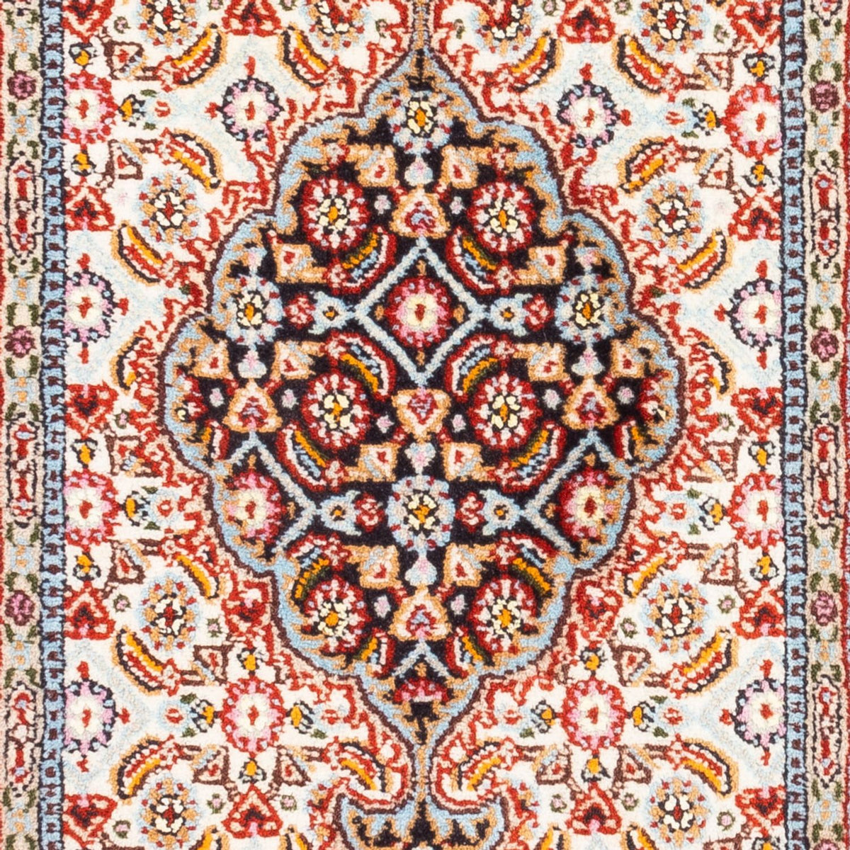 Alfombra persa - Clásica - Real - 90 x 60 cm - rojo oscuro
