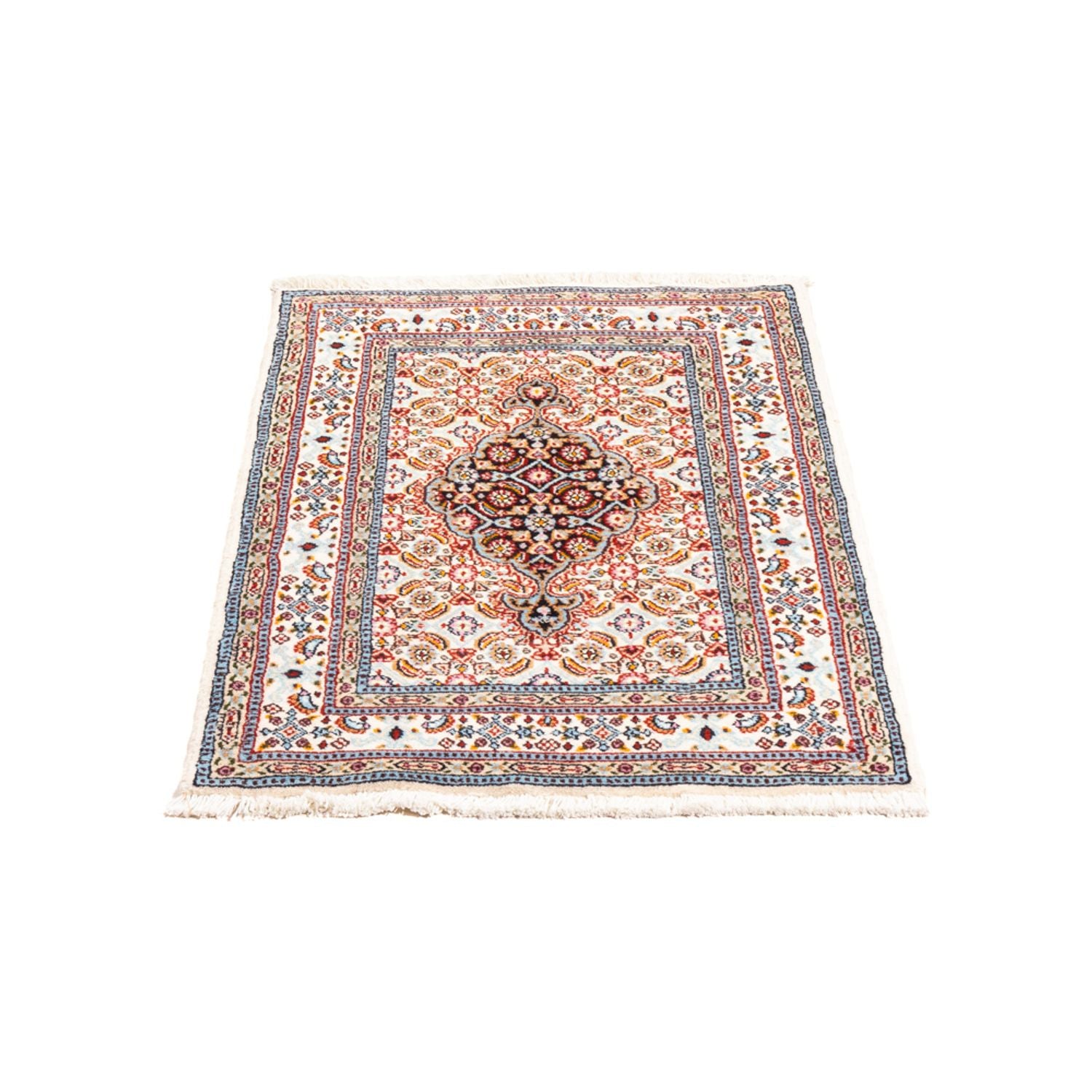Alfombra persa - Clásica - Real - 90 x 60 cm - rojo oscuro