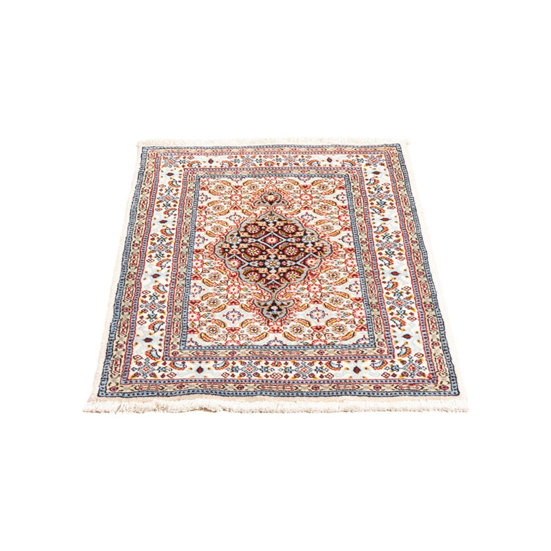 Alfombra persa - Clásica - Real - 90 x 60 cm - rojo oscuro