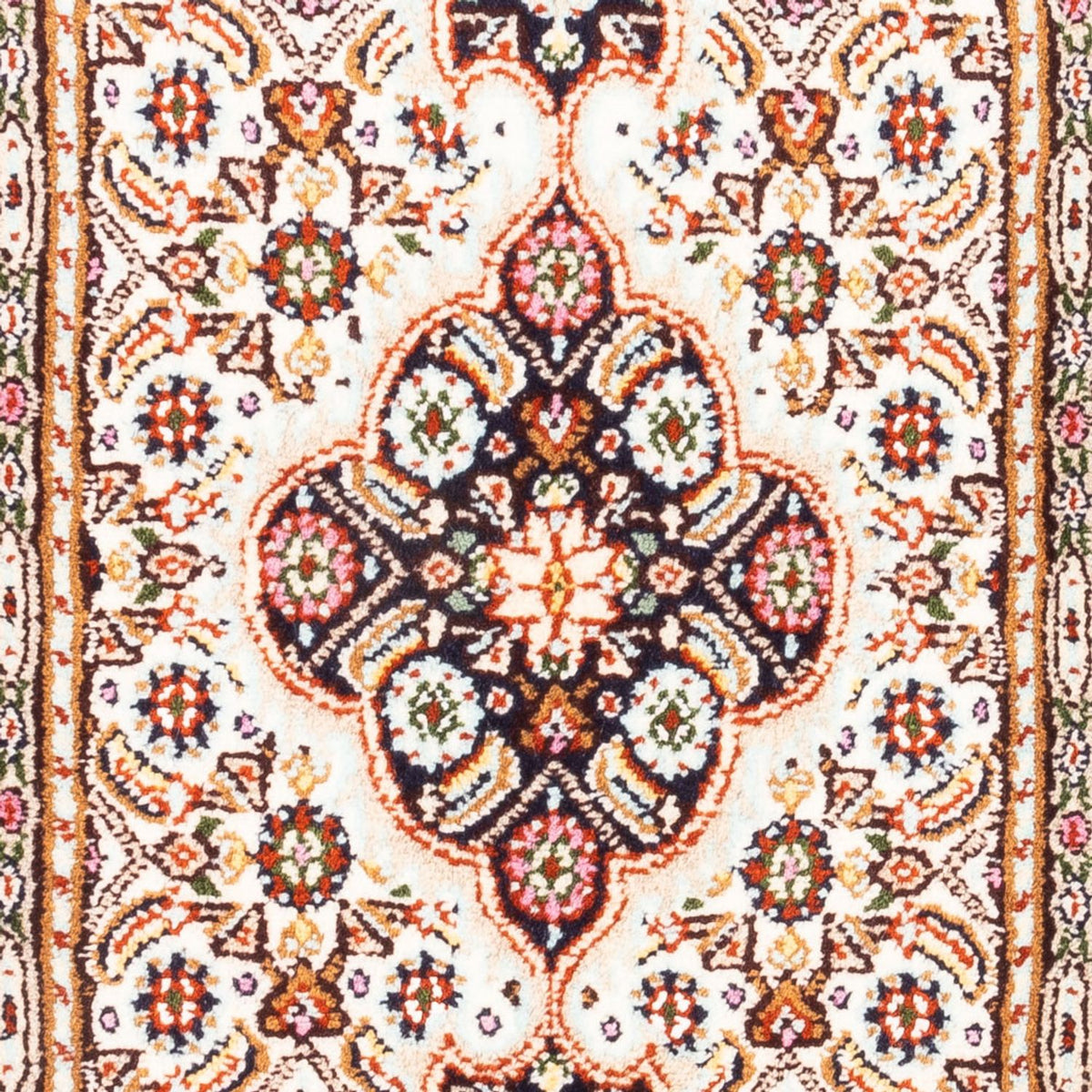 Alfombra persa - Clásica - Real - 90 x 60 cm - rojo oscuro