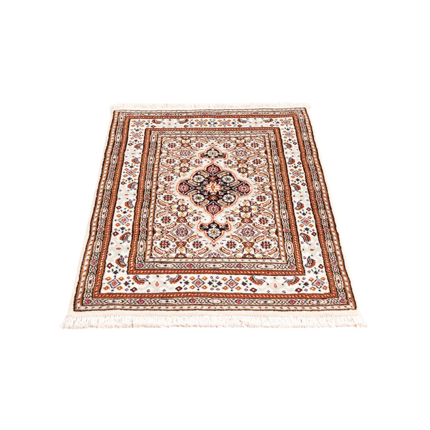 Alfombra persa - Clásica - Real - 90 x 60 cm - rojo oscuro