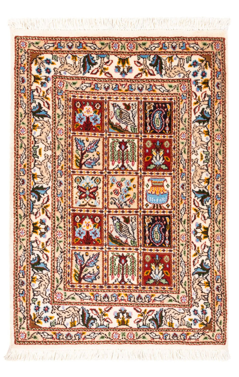 Alfombra persa - Clásica - Real - 90 x 60 cm - multicolor