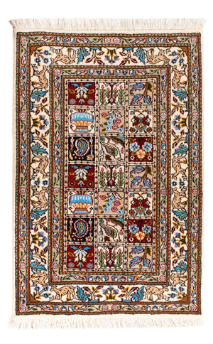 Alfombra persa - Clásica - Real - 90 x 60 cm - multicolor