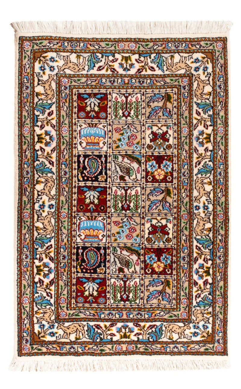 Alfombra persa - Clásica - Real - 90 x 60 cm - multicolor