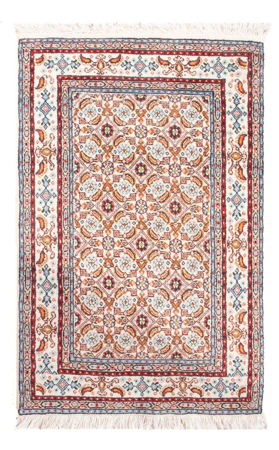 Alfombra persa - Clásica - Real - 90 x 60 cm - multicolor