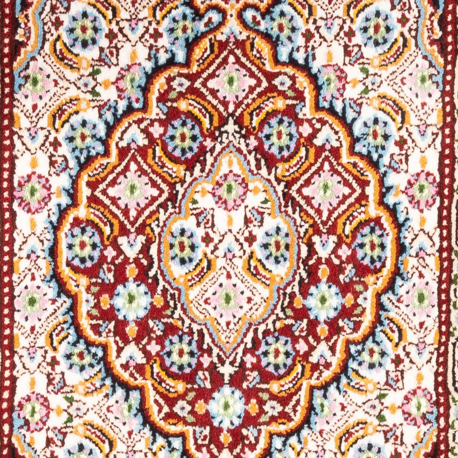 Alfombra persa - Clásica - Real - 90 x 60 cm - multicolor