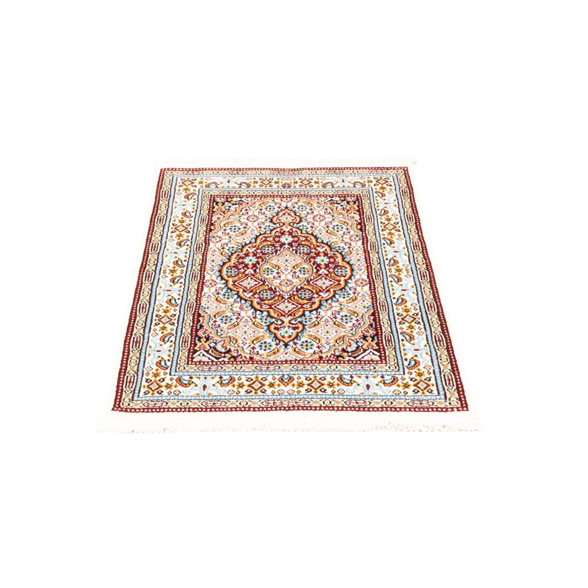 Alfombra persa - Clásica - Real - 90 x 60 cm - multicolor