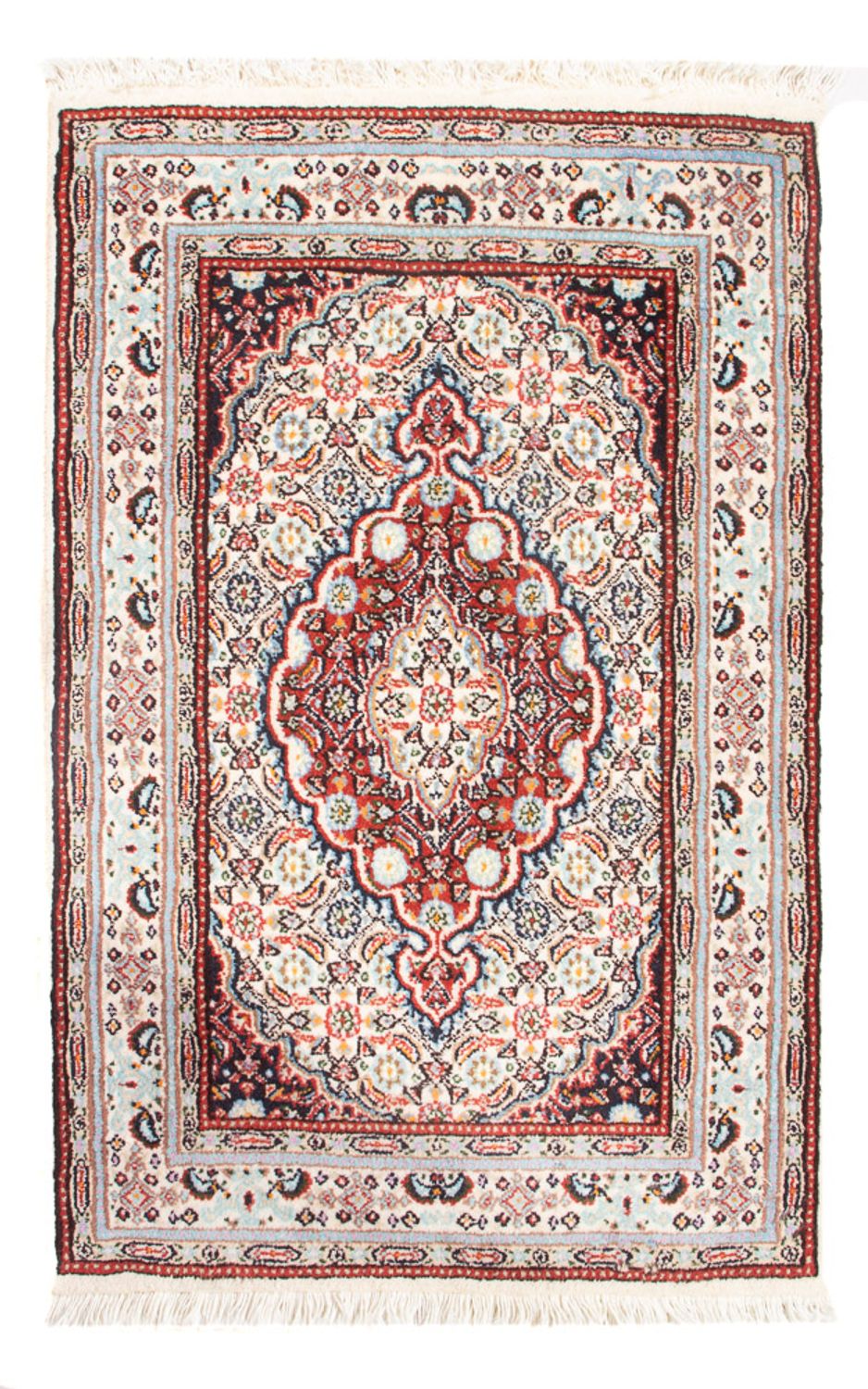 Alfombra persa - Clásica - Real - 90 x 60 cm - rojo