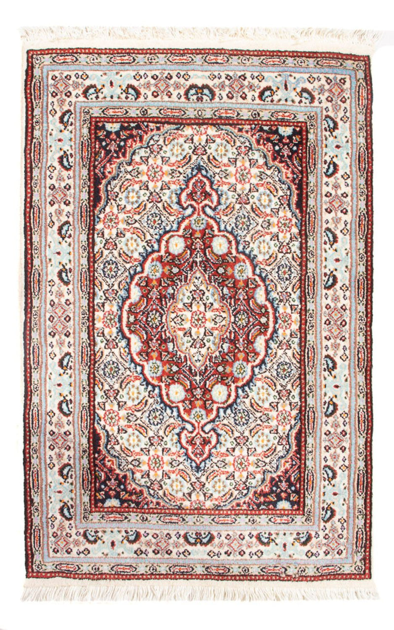 Alfombra persa - Clásica - Real - 90 x 60 cm - rojo