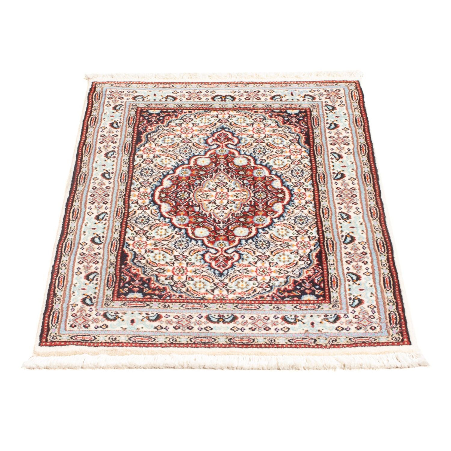 Alfombra persa - Clásica - Real - 90 x 60 cm - rojo