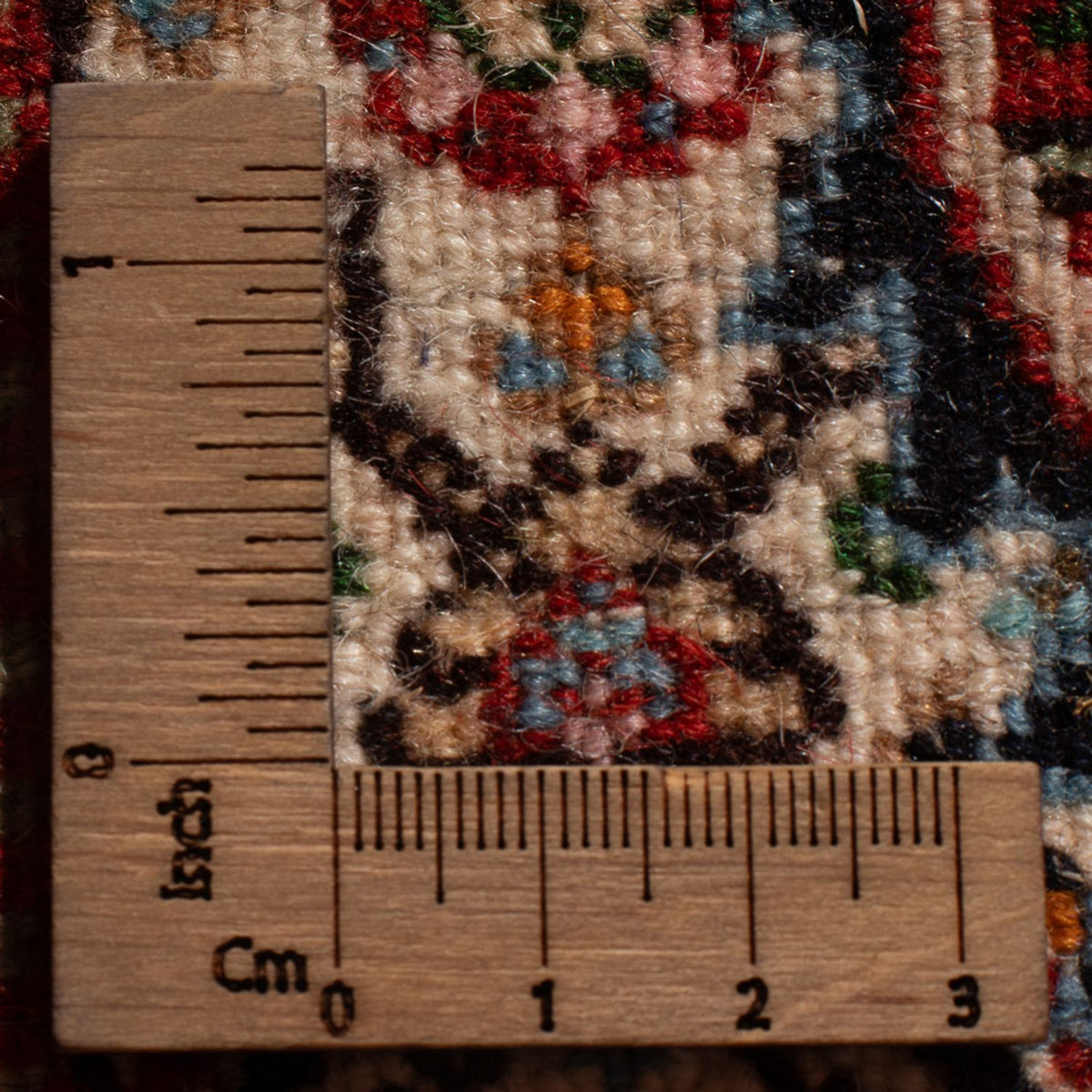 Alfombra persa - Clásica - Real - 90 x 60 cm - rojo