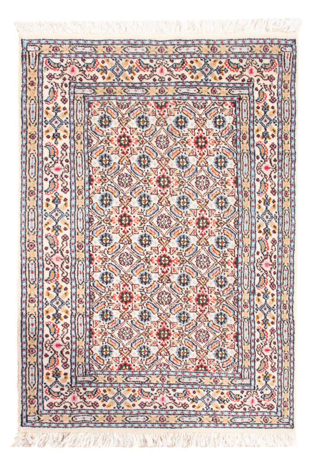 Alfombra persa - Clásica - Real - 90 x 60 cm - multicolor