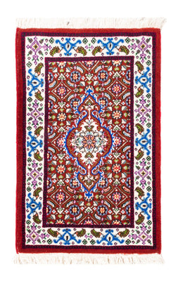 Alfombra persa - Clásica - Real - 60 x 40 cm - rojo