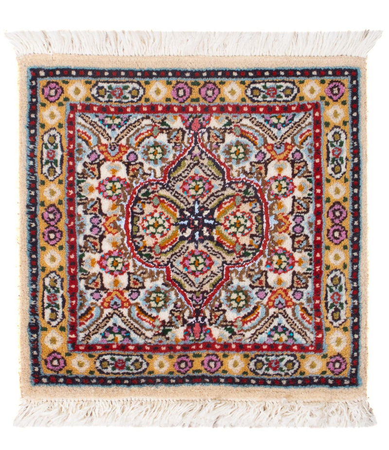 Alfombra persa - Clásica - Real - 30 x 30 cm - multicolor