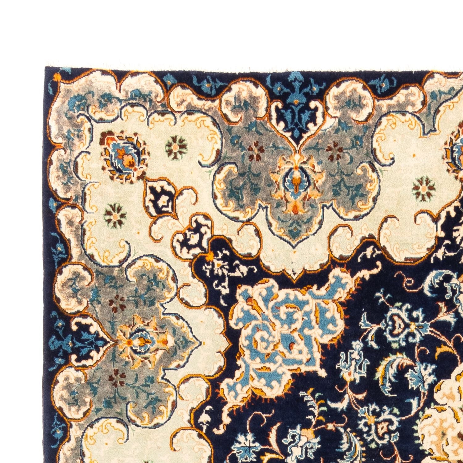 Alfombra persa - Nómada - 292 x 201 cm - azul oscuro