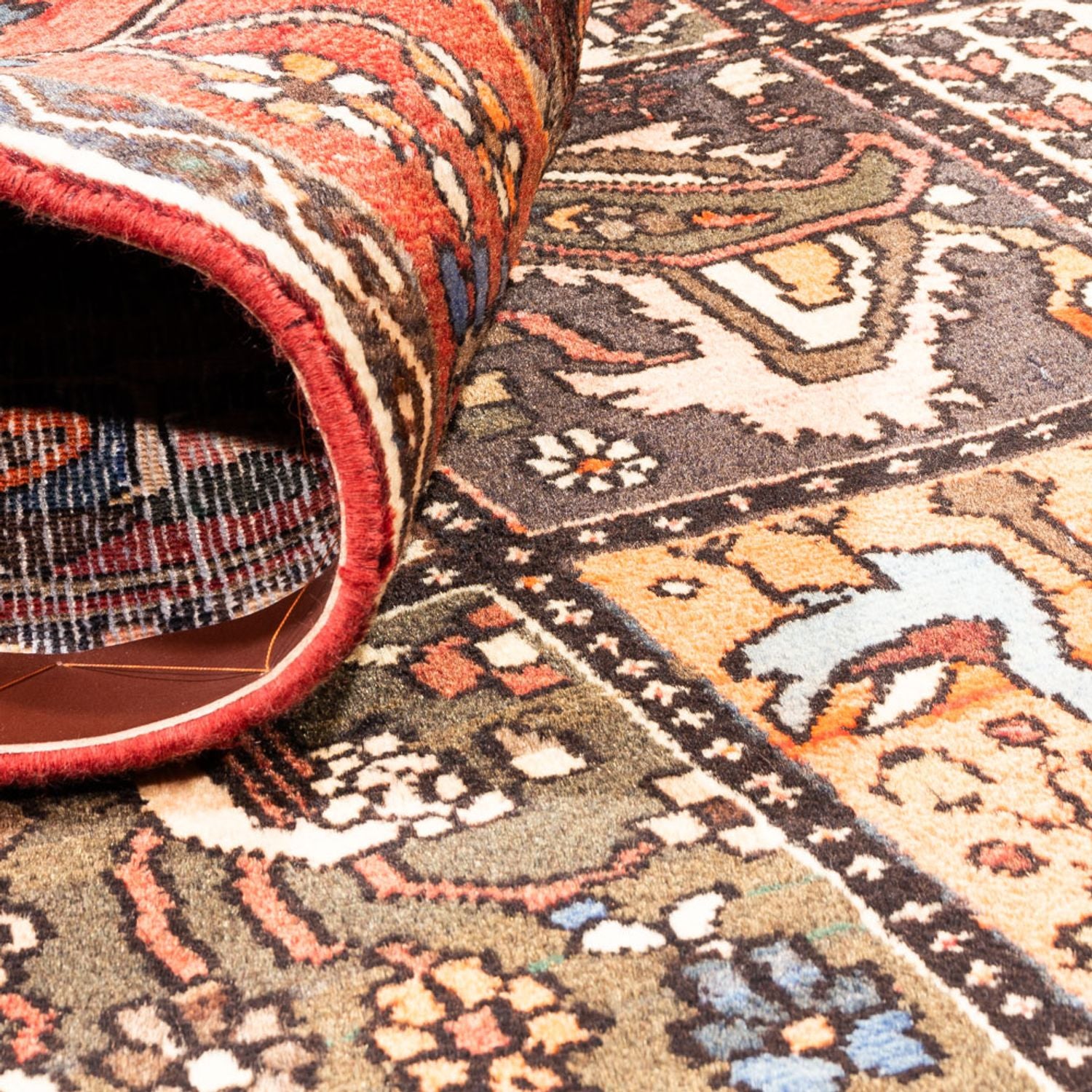 Alfombra persa - Nómada - 314 x 207 cm - multicolor