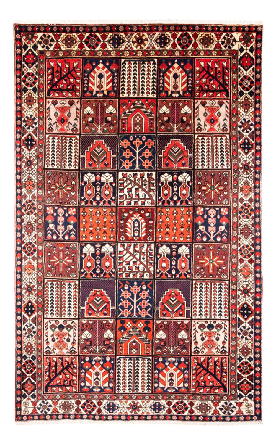 Alfombra persa - Nómada - 312 x 203 cm - multicolor