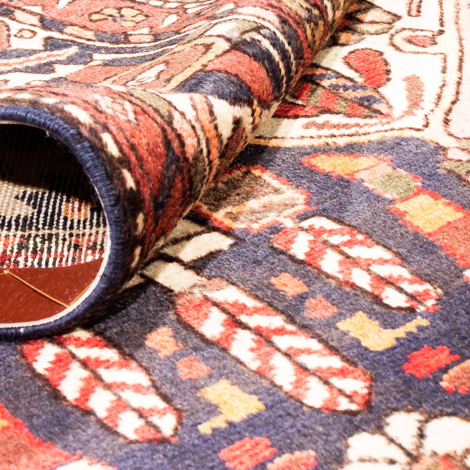 Alfombra persa - Nómada - 303 x 218 cm - multicolor