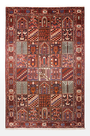 Alfombra persa - Nómada - 310 x 208 cm - multicolor