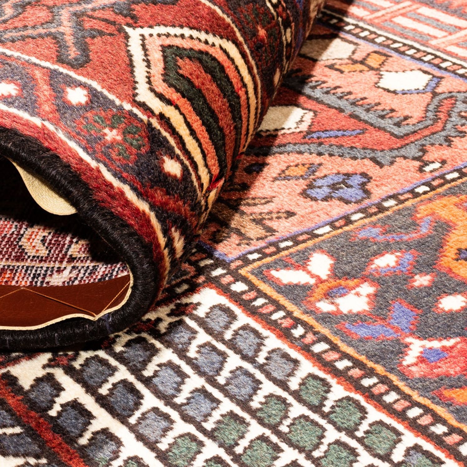 Alfombra persa - Nómada - 310 x 208 cm - multicolor