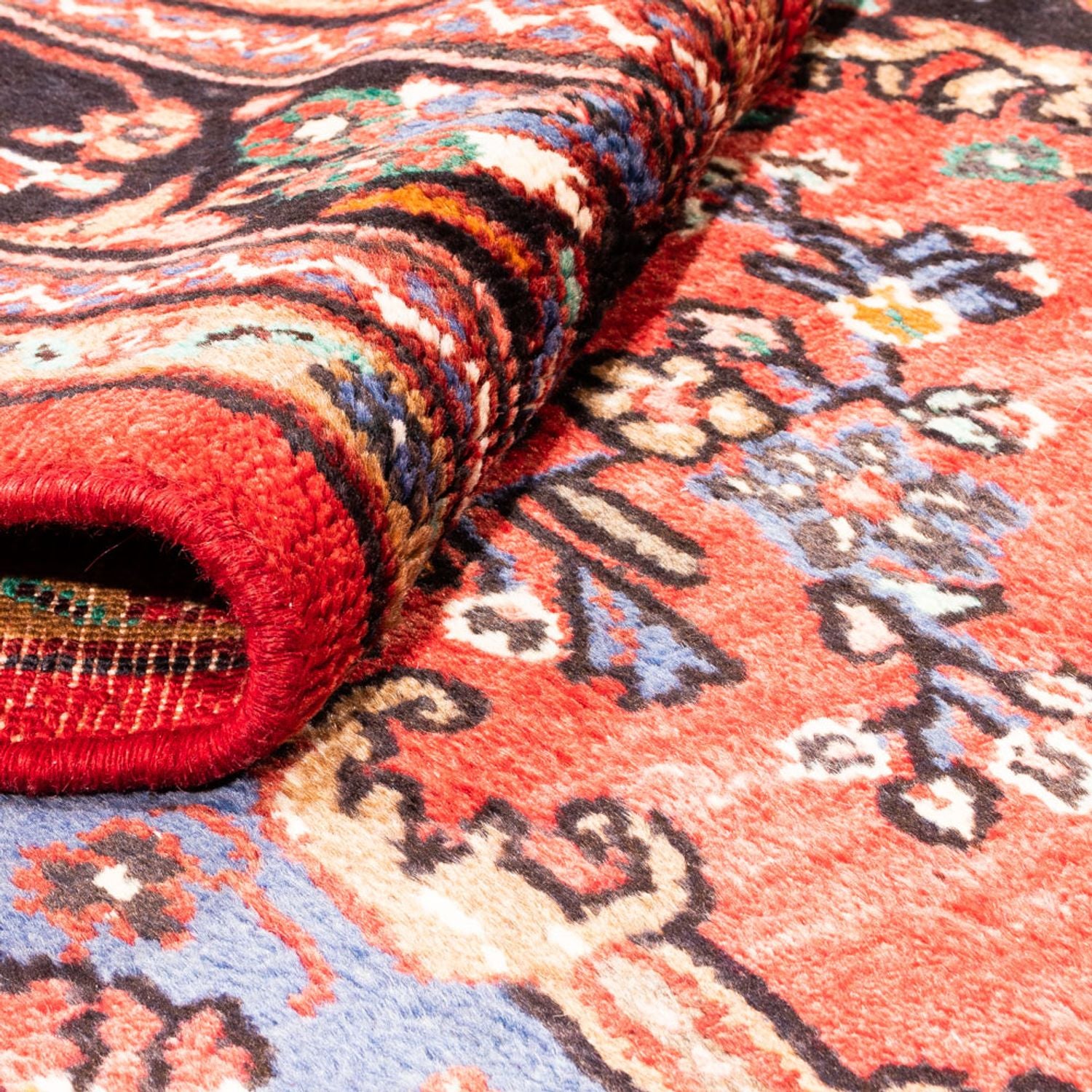 Alfombra persa - Nómada - Real - 293 x 216 cm - rojo