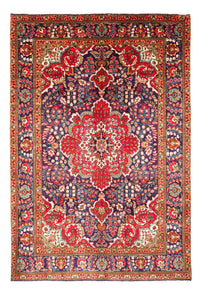 Alfombra persa - Tabriz - 300 x 206 cm - azul oscuro