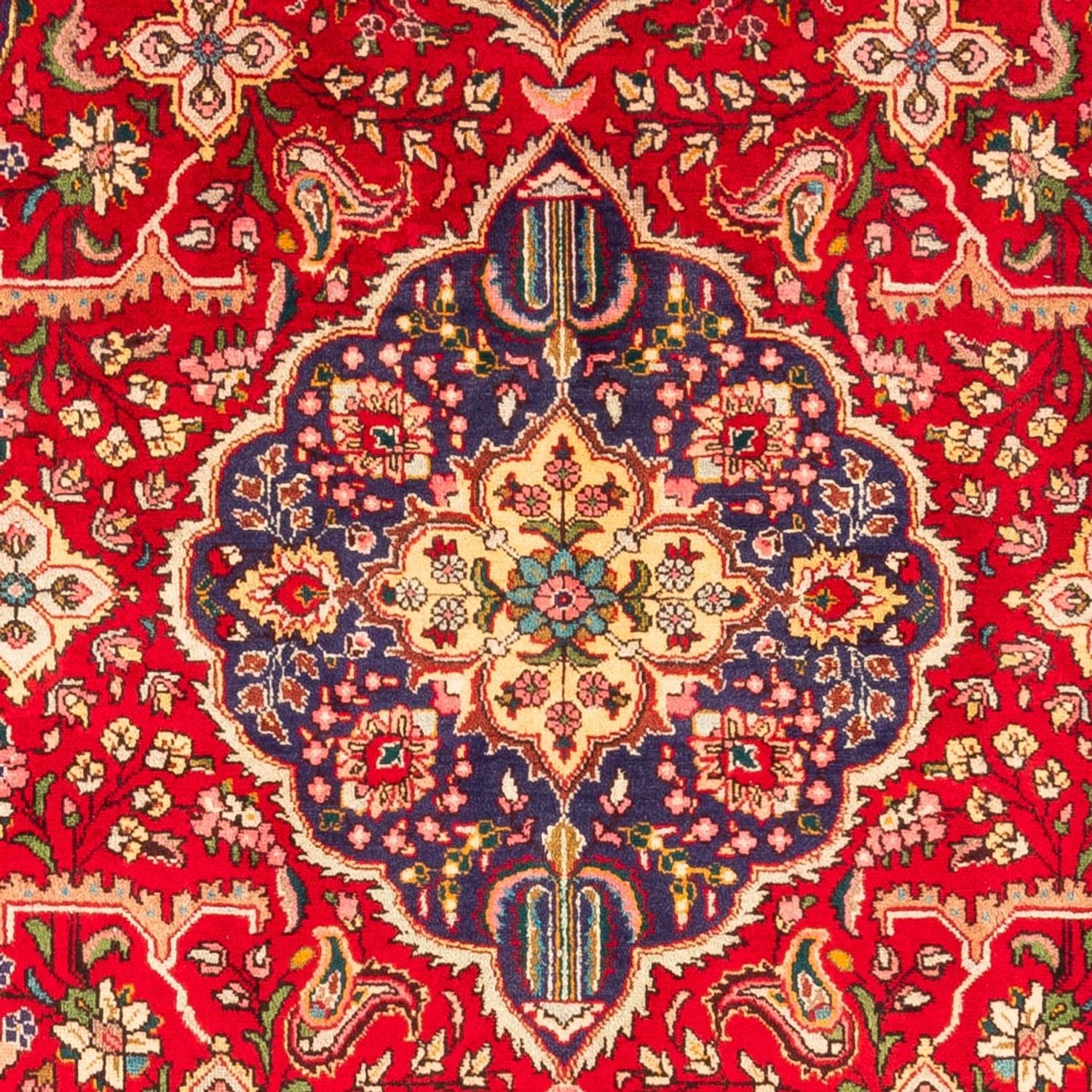 Alfombra persa - Tabriz - 296 x 197 cm - rojo