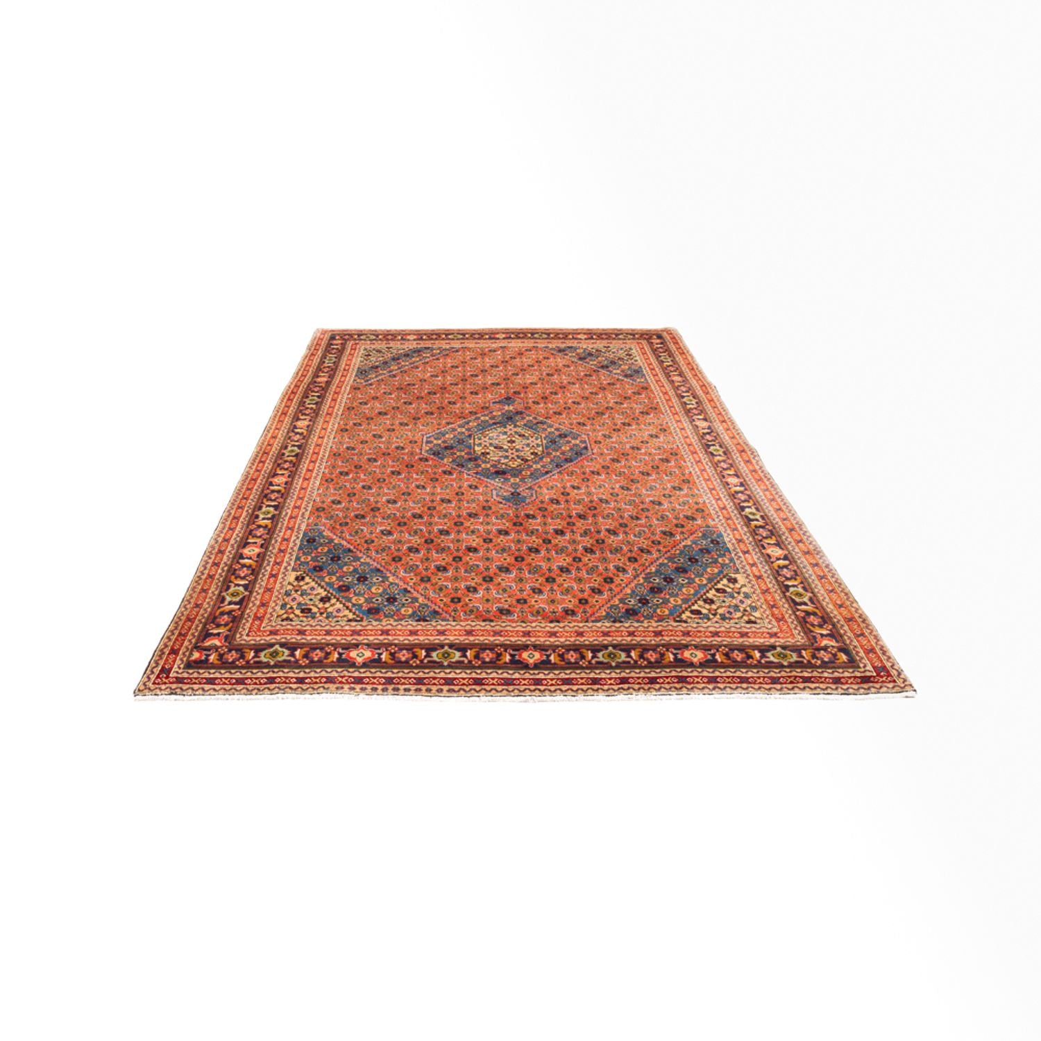 Alfombra persa - Nómada - 297 x 198 cm - rojo