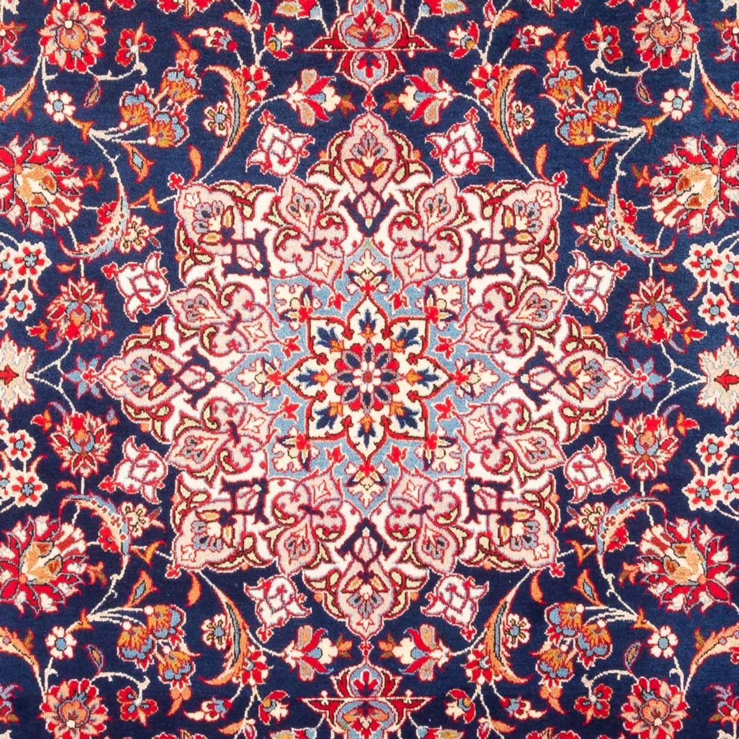 Alfombra persa - Clásica - 321 x 207 cm - azul oscuro