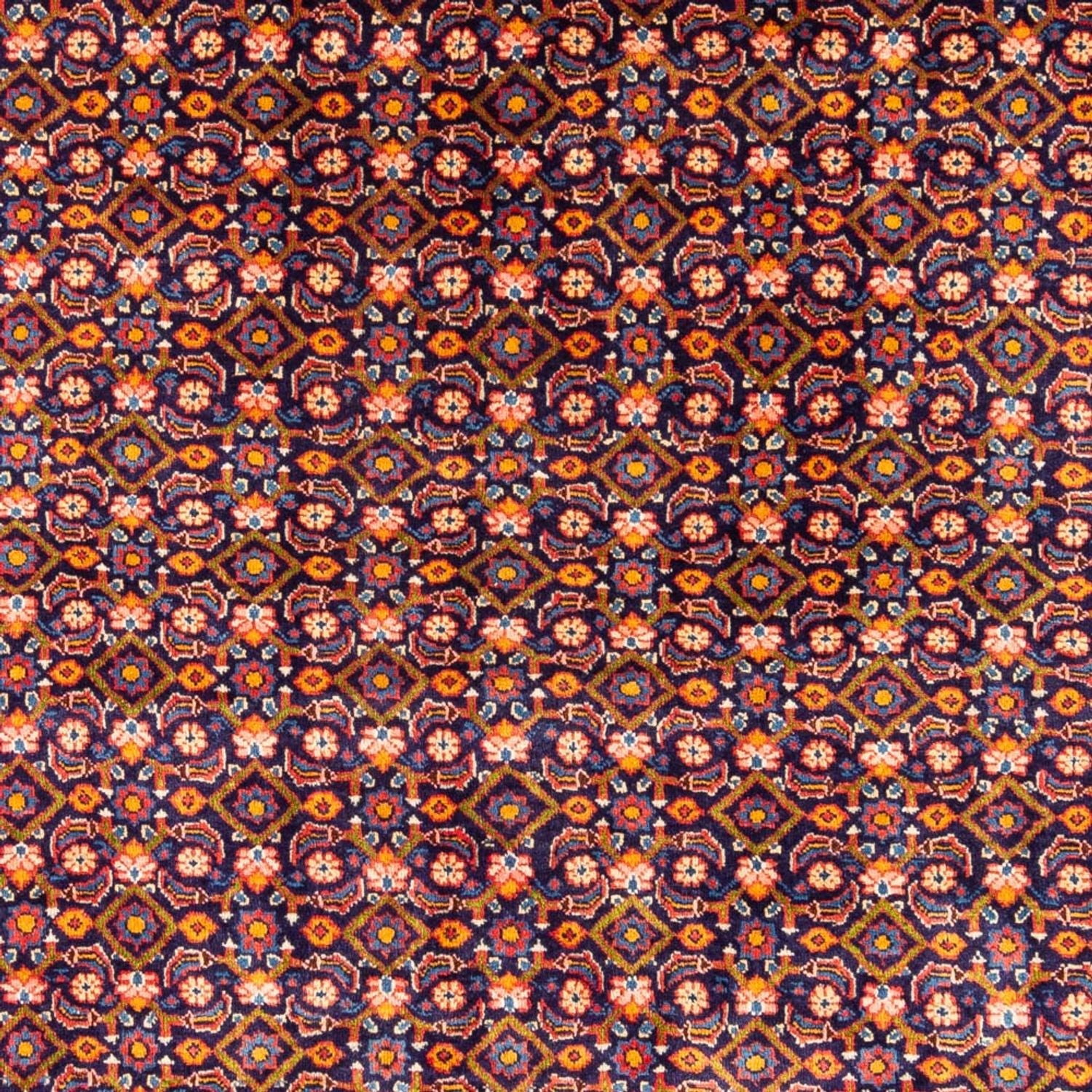 Alfombra persa - Nómada - 321 x 240 cm - azul oscuro