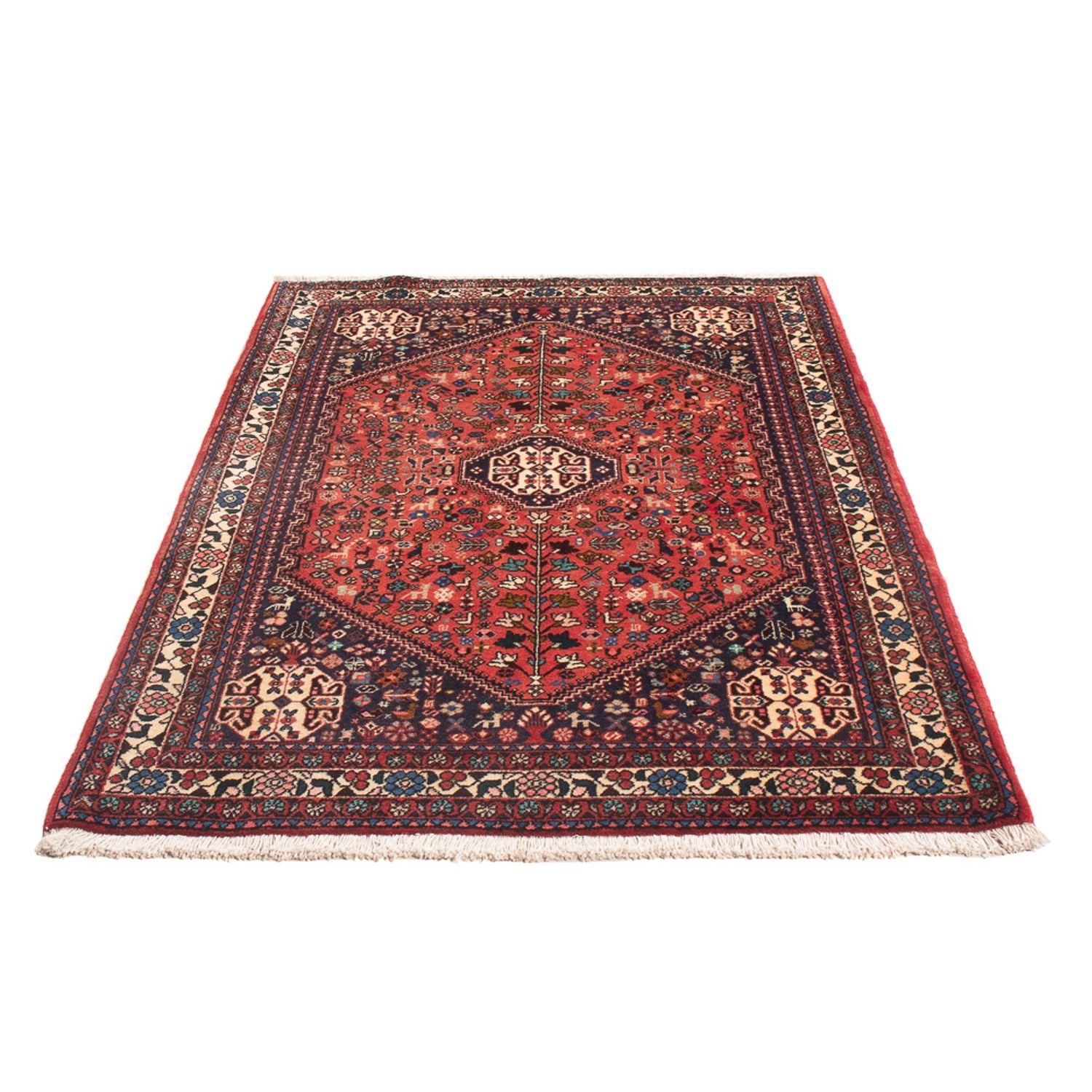 Alfombra persa - Nómada - 155 x 102 cm - rojo