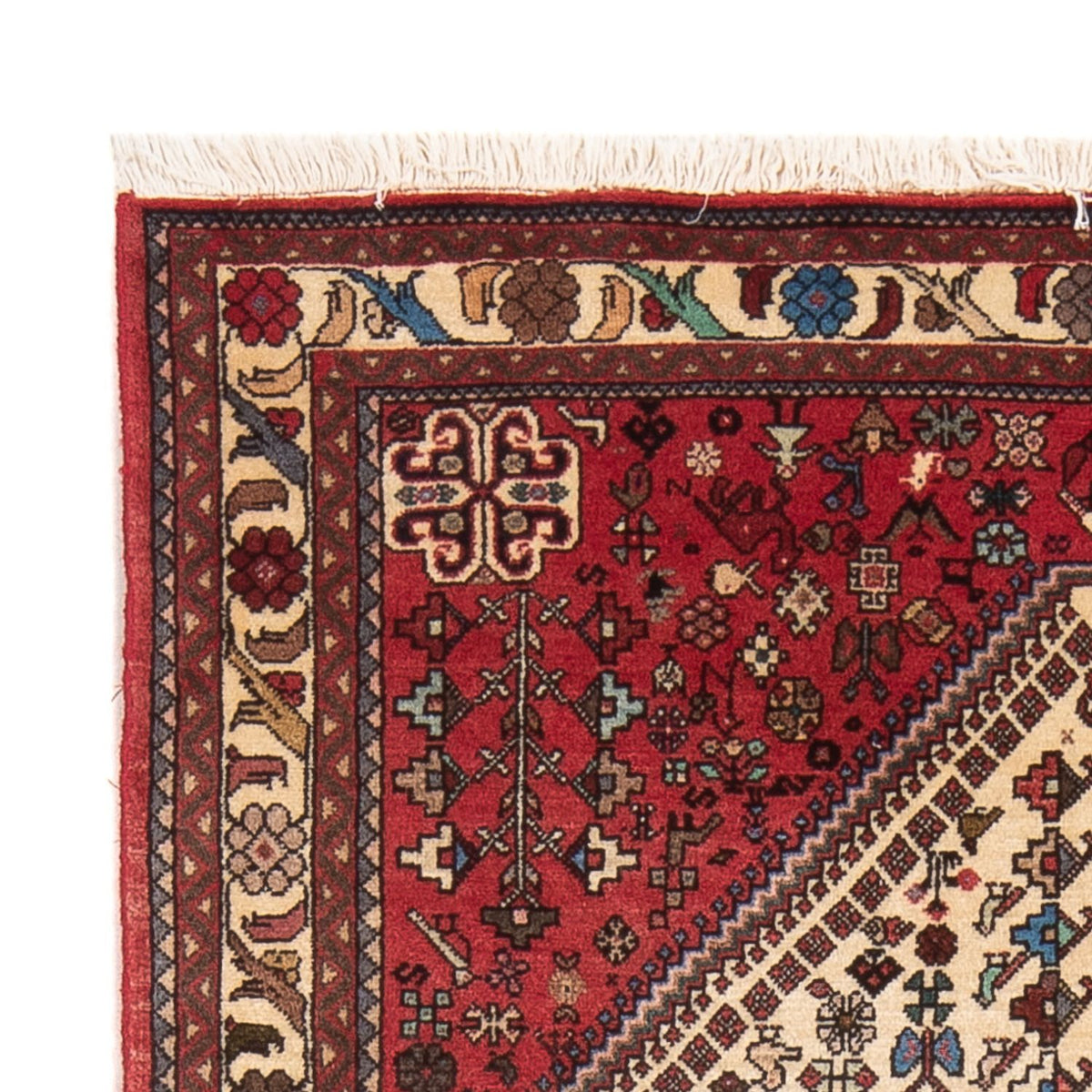 Alfombra persa - Nómada - 148 x 100 cm - crema