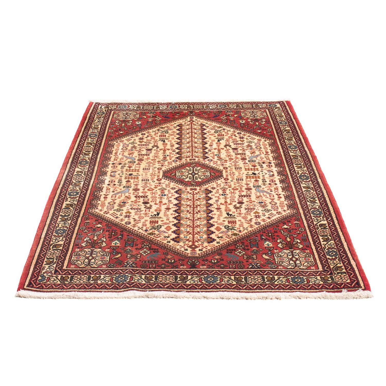 Alfombra persa - Nómada - 145 x 105 cm - crema