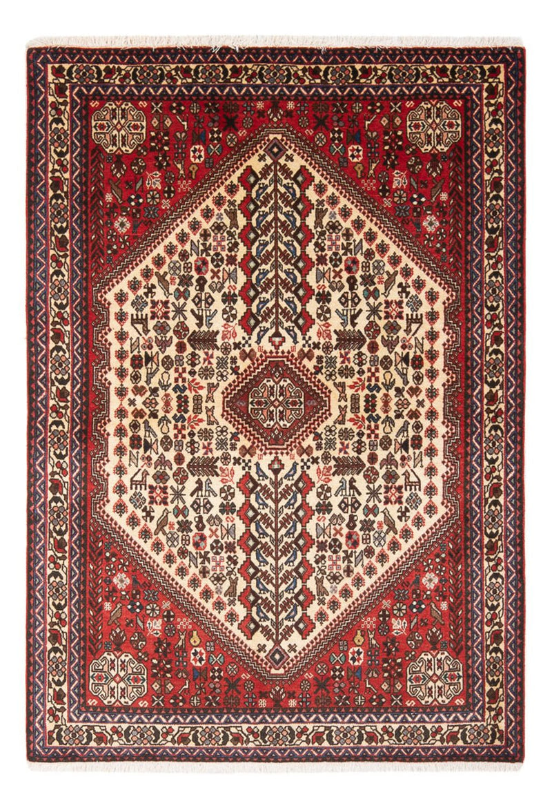Alfombra persa - Nómada - 155 x 103 cm - crema