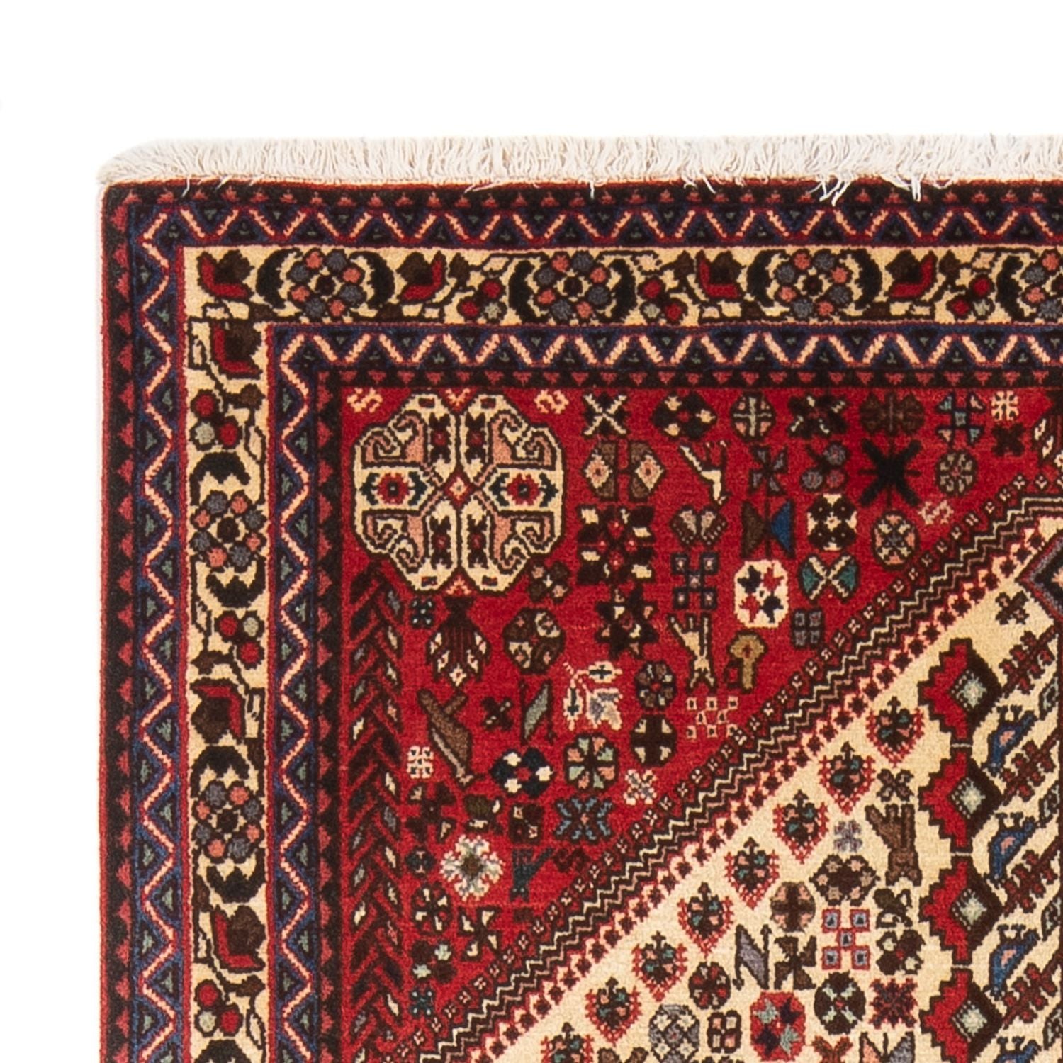 Alfombra persa - Nómada - 155 x 103 cm - crema