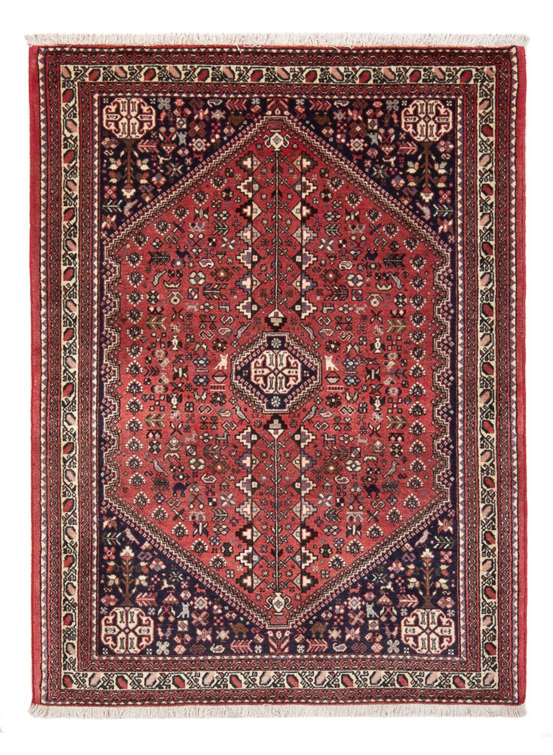 Alfombra persa - Nómada - 168 x 112 cm - rojo