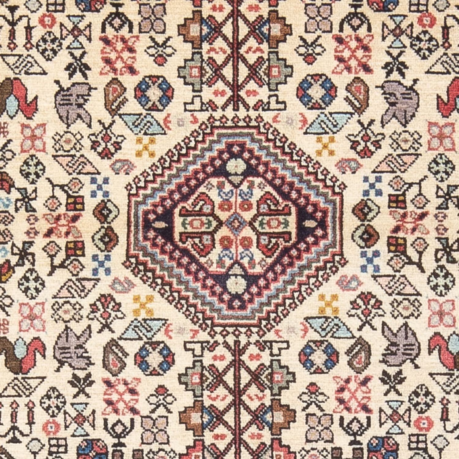Alfombra persa - Nómada - 150 x 100 cm - crema