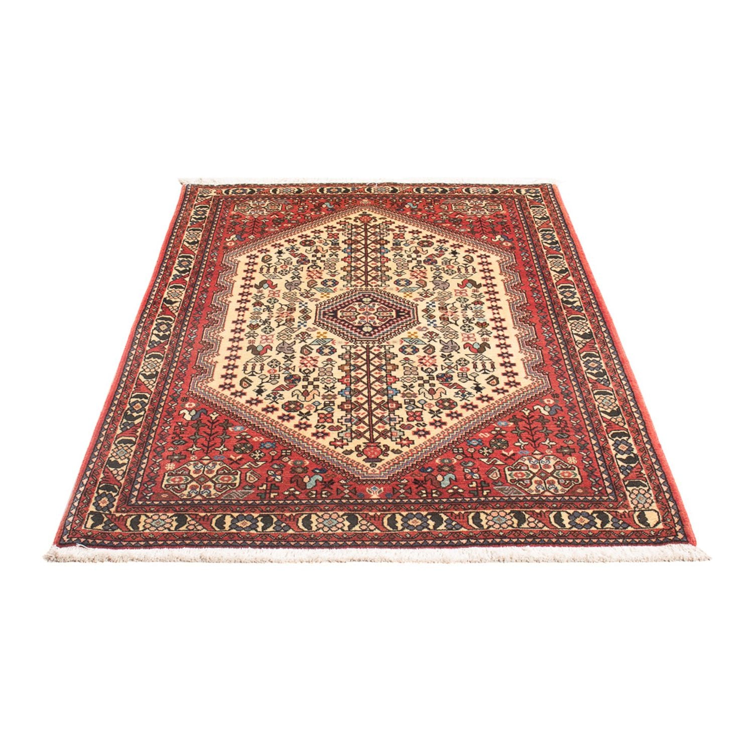 Alfombra persa - Nómada - 150 x 100 cm - crema