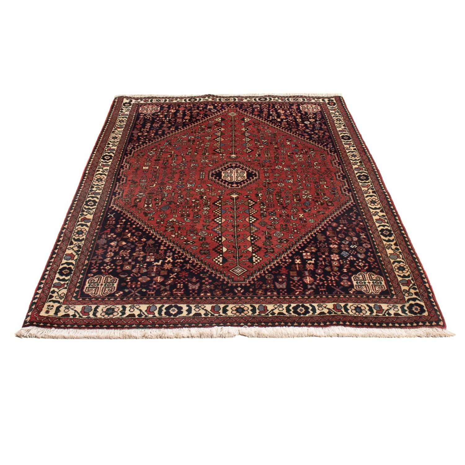 Alfombra persa - Nómada - 146 x 100 cm - rojo