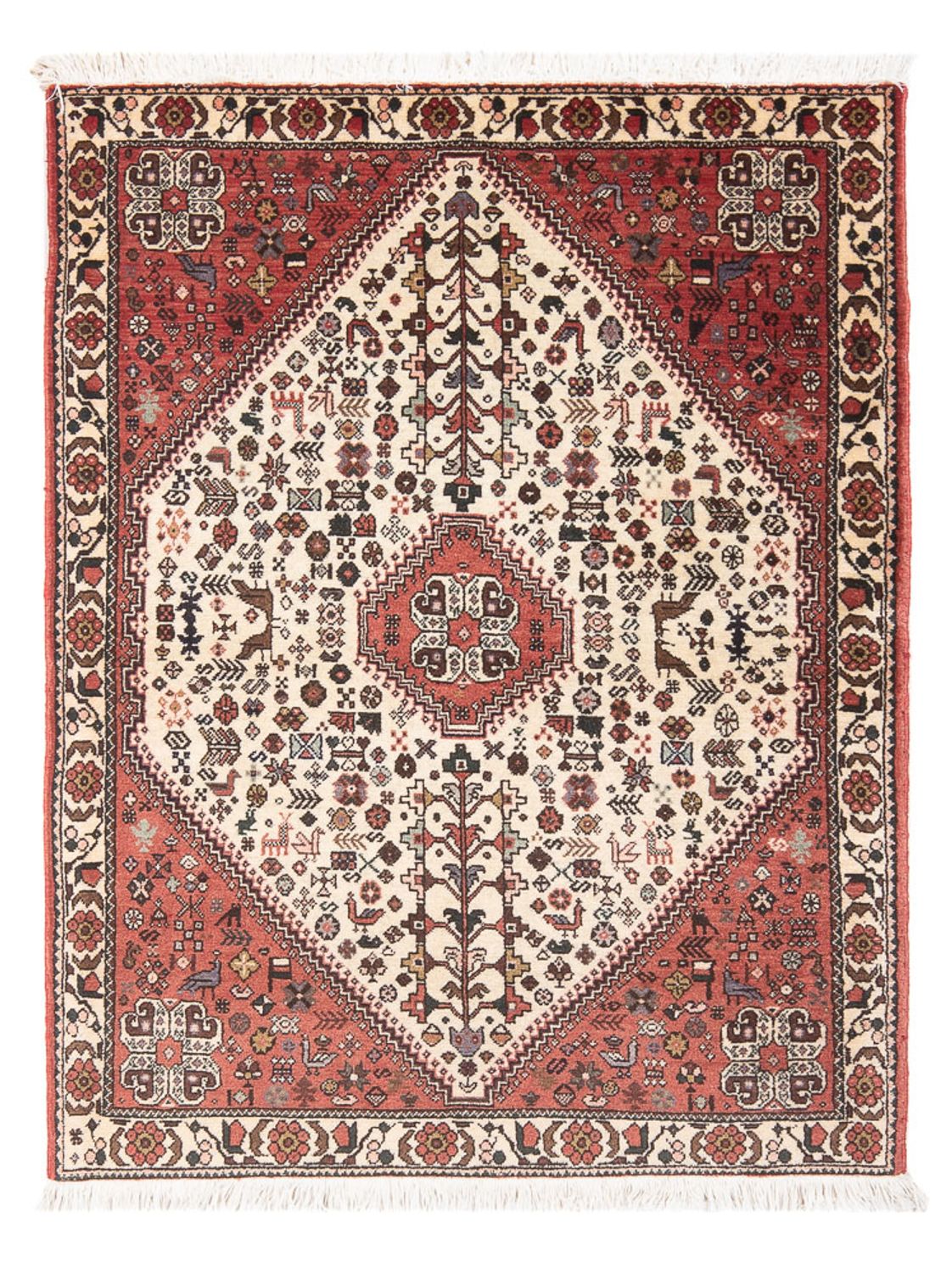 Alfombra persa - Nómada - 152 x 103 cm - crema