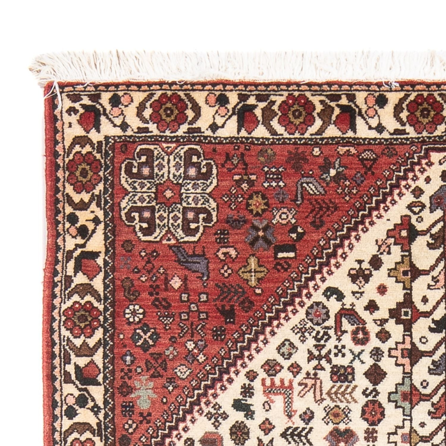 Alfombra persa - Nómada - 152 x 103 cm - crema